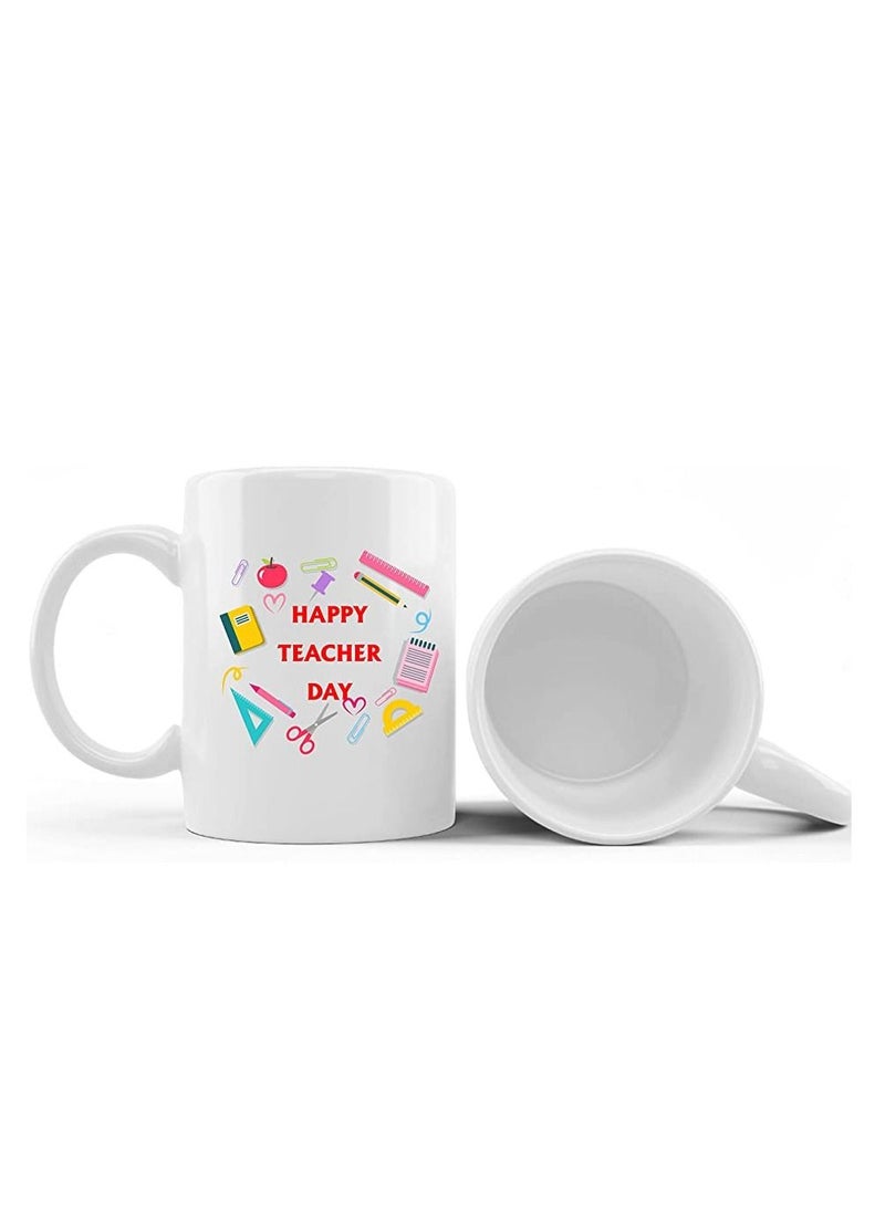 PRINTSHOP4ME - Teachers Appreciation Ceramic Coffee Mug Gifts for Teachers Day | World Teachers Day |Teachers Day Gifts (Design 5) - Image 1