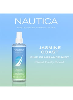 NAUTICA Jasmine Coast Fragrance Hair And Body Mist 250Ml  - Image 2