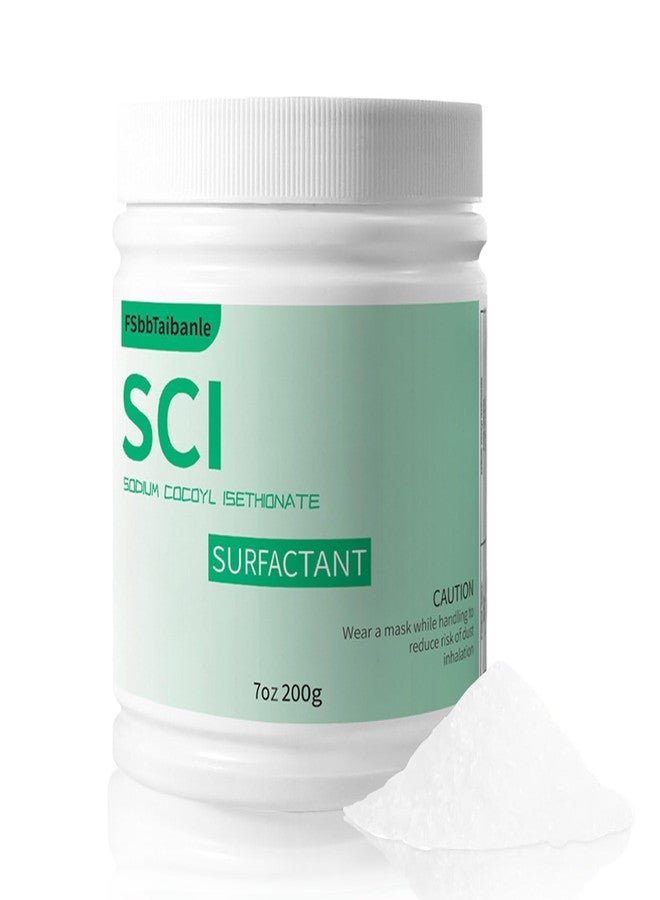 FSbbTaibanle 7 oz Sodium Cocoyl Isethionate, Premium Sodium Cocoyl Isethionate (SCI) Powder, Amazing Bubbles, Gentle on Skin, Biodegradable, Suitable for Making Bath Bombs (7Ounce (Pack of 1)) - Image 1