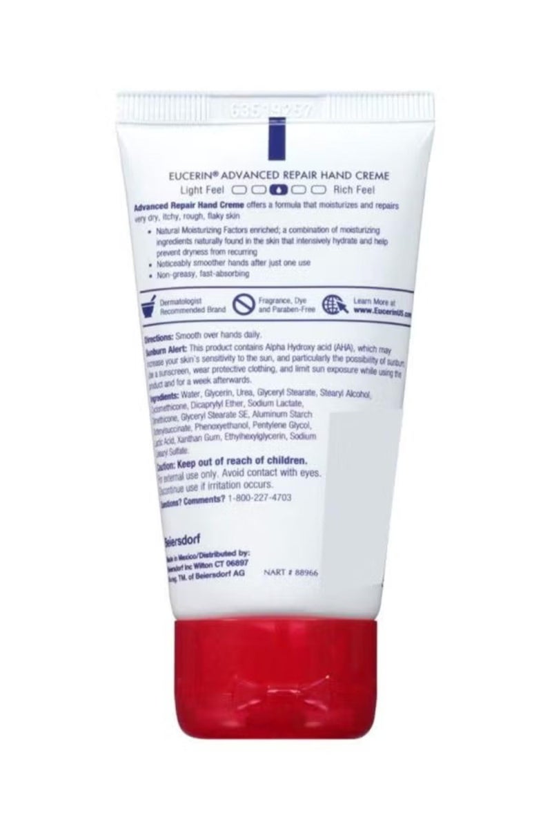 Eucerin Advanced Repair Hand Cream 78g  - Image 2