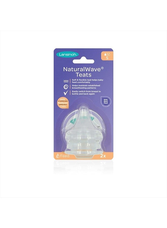 Lansinoh مجموعة من 2 حلمات شفافة بيرستالتية - Image 1