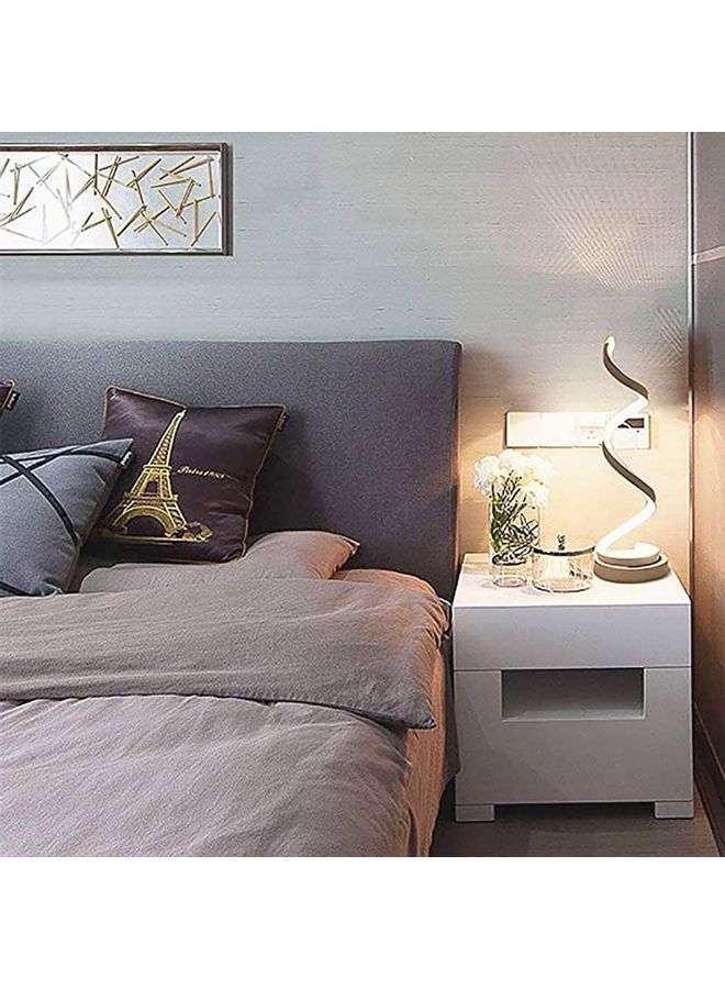 NIBEMINENT Spiral LED Table Modern Bedside Nightstand Lamp Warm one sizecentimeter - Image 2