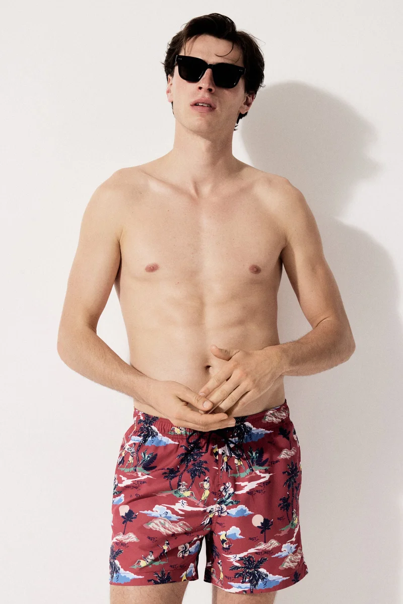 H&M Patterned swim shorts