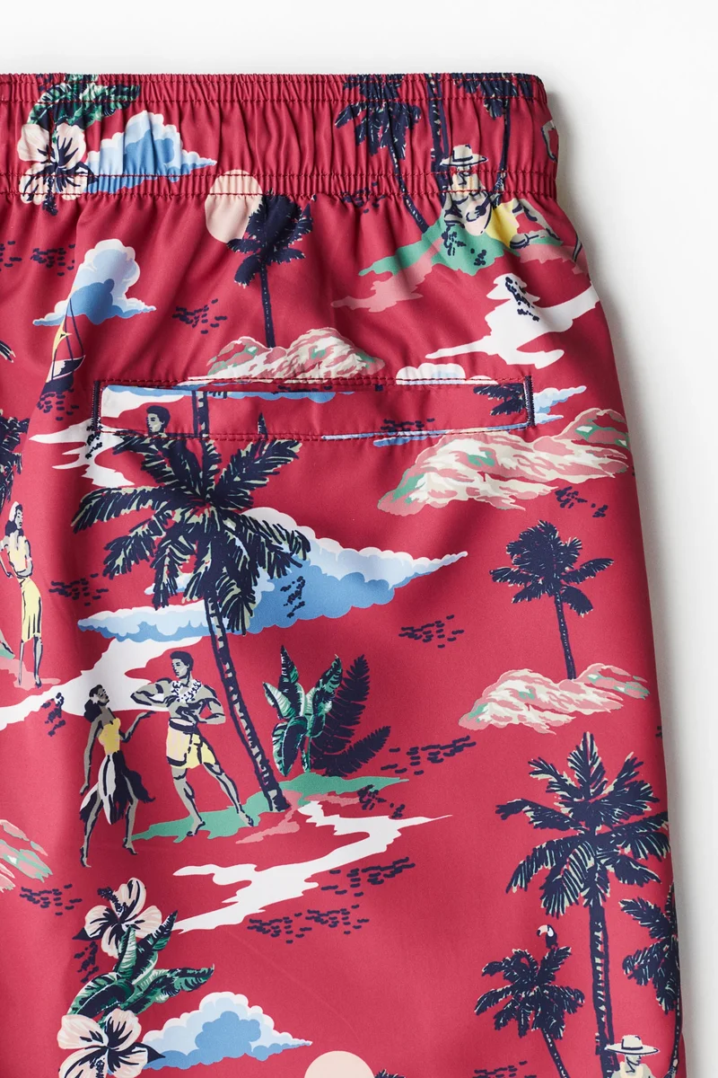 H&M  Patterned swim shorts for Men | Best Price UAE