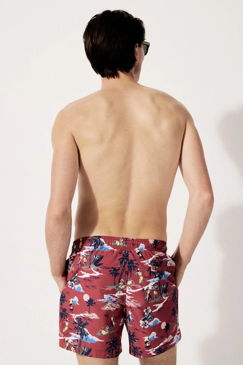H&M Patterned swim shorts