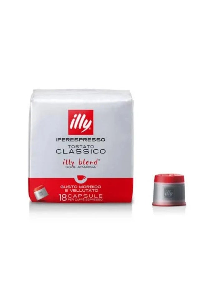illy iperEspresso Capsules Classico Classic Roast 18 Capsules