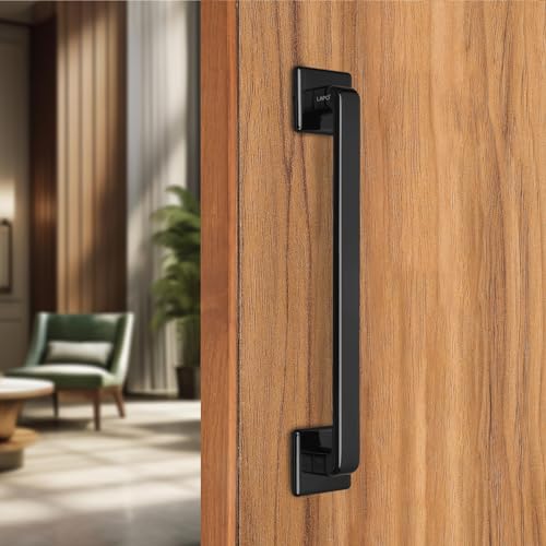 LAPO Cool Door Handles for Main Door | Main Door Handle | Door Handle | Zinc Alloy(14 inches- Pack of 1) Black Finish | 3 Years Warranty | Pull Handle - Image 1