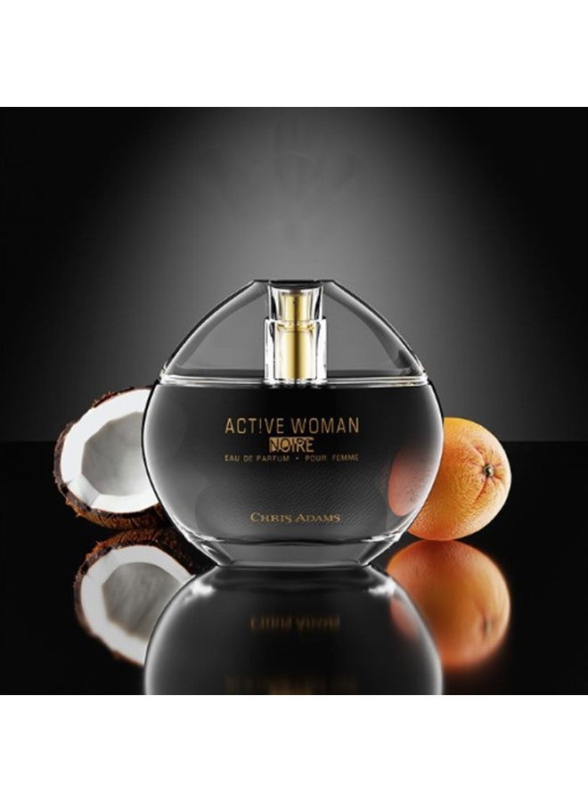 chris adams Set of 3 Chris Adams Perfumes Active Woman Intense Noire Eau De Parfum Premium Long-Lasting Fragrance Collection for Women - Image 4