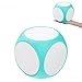 NUOBESTY Dry Erase Foam Dice 4in Large DIY Blank Jumbo Writing Cube for Classroom Math Teaching Big Oversized Block for Kids Educational Games Party Blue - Image 2