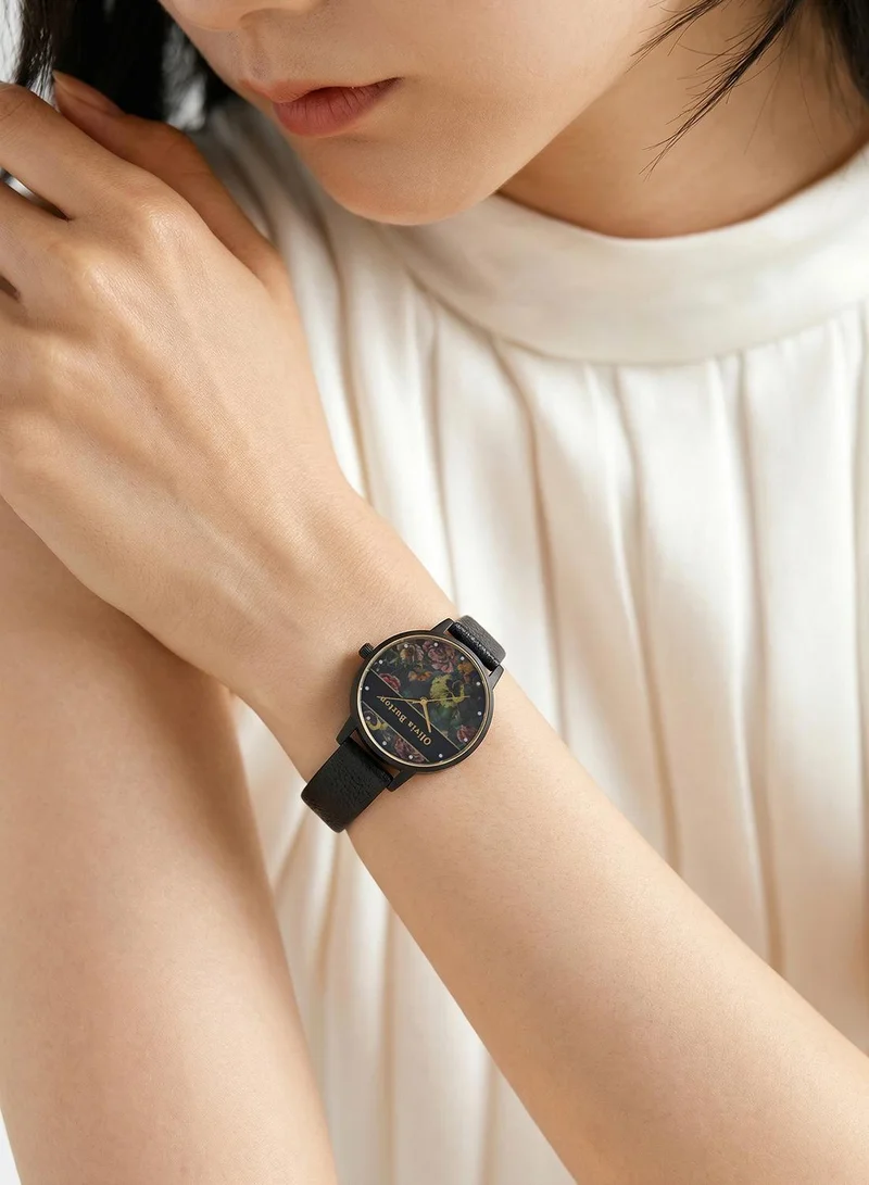 Olivia Burton  Varsity Analogue Quartz Watch with Leather Strap - OB16VS05 for Women | Best Price UAE