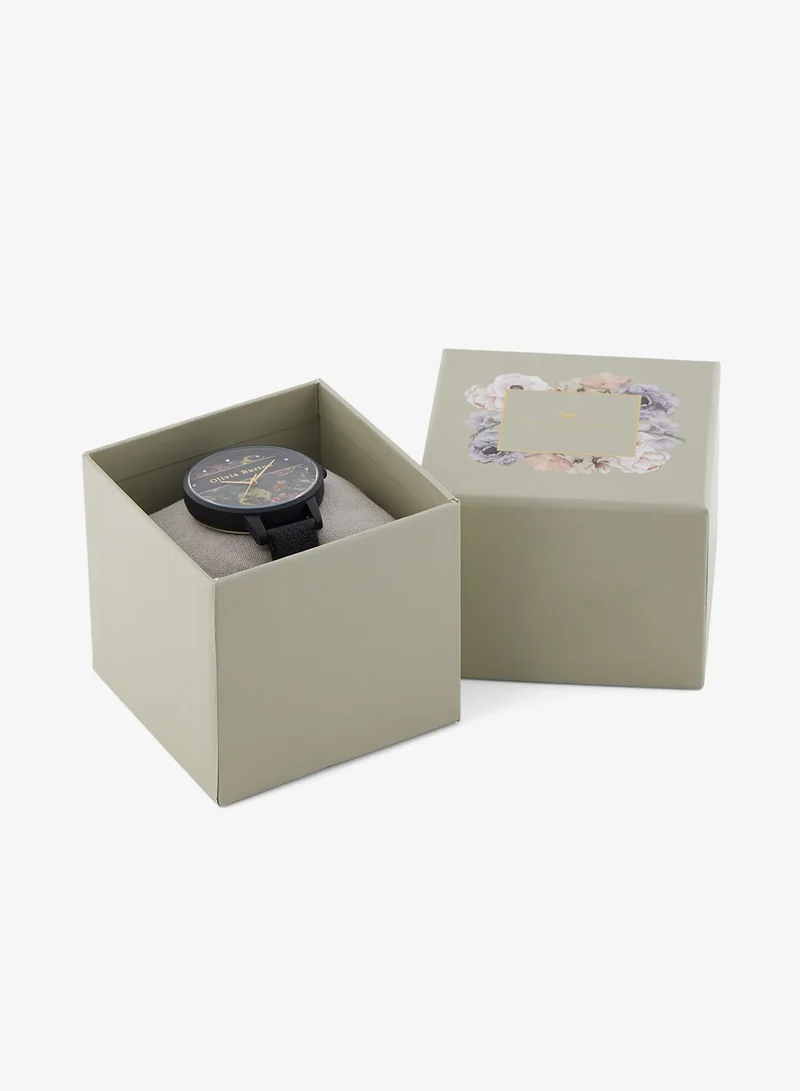 Olivia Burton  Varsity Analogue Quartz Watch with Leather Strap - OB16VS05 for Women | Best Price UAE