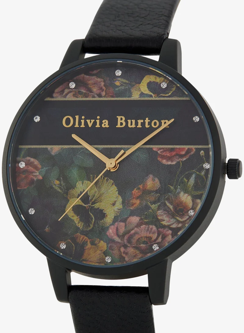 OLIVIA BURTON Varsity Analogue Quartz Watch with Leather Strap - OB16VS05