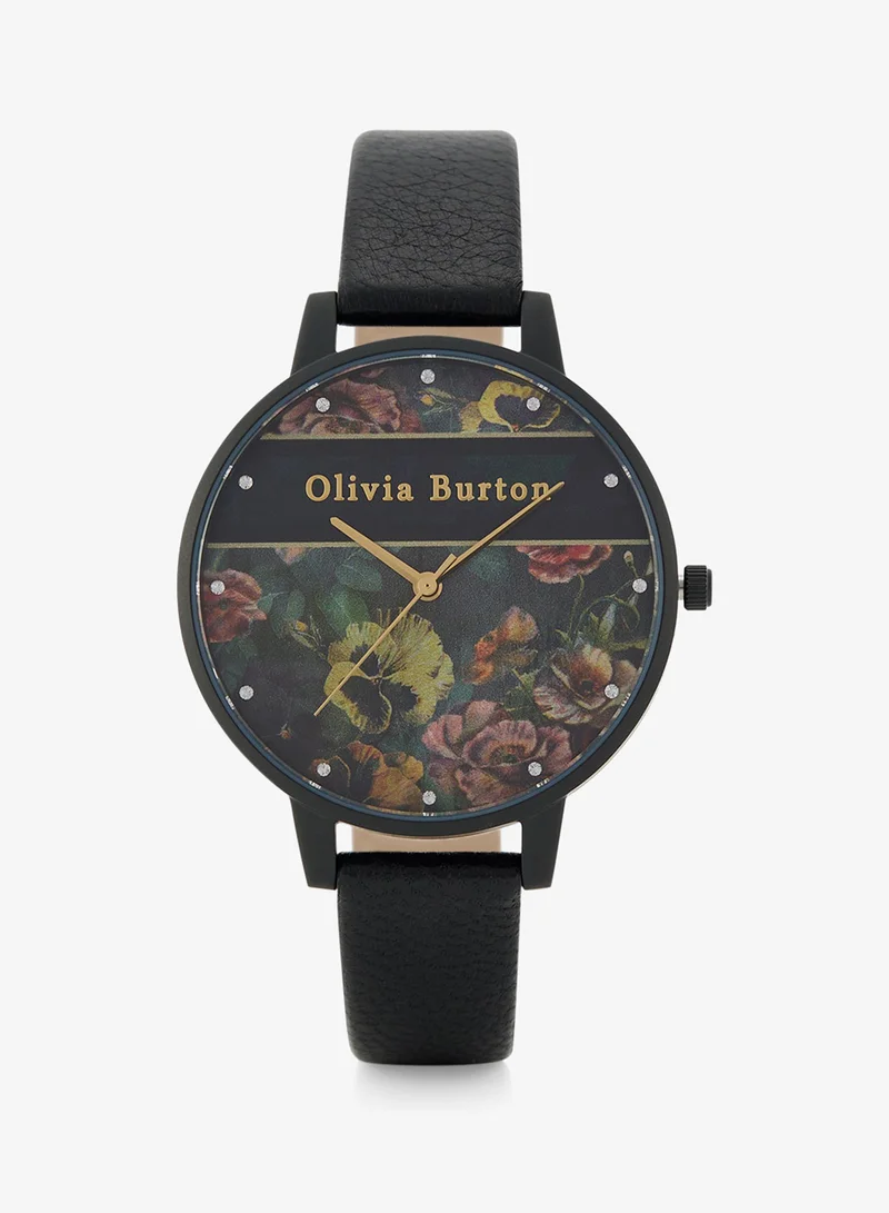 OLIVIA BURTON Varsity Analogue Quartz Watch with Leather Strap - OB16VS05