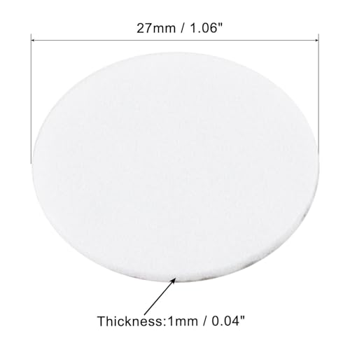 Boguish 200 Pcs Foam Lid Liner, PS Foam Resistant Tamper Pressure Sensitive Seal for Bottle Cap Liners Seals - Image 2