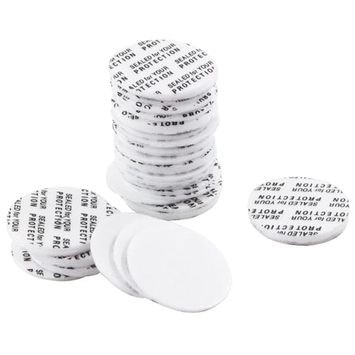 Boguish 200 Pcs Foam Lid Liner, PS Foam Resistant Tamper Pressure Sensitive Seal for Bottle Cap Liners Seals - Image 1