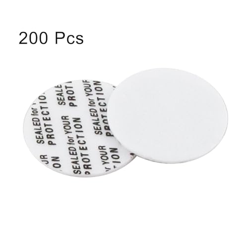 Boguish 200 Pcs Foam Lid Liner, PS Foam Resistant Tamper Pressure Sensitive Seal for Bottle Cap Liners Seals - Image 3