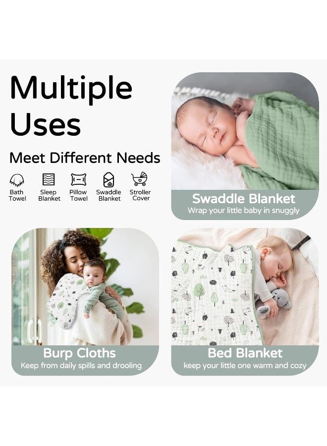 Yoofoss Hooded Baby Towels for Newborn 2 Pack - Image 3