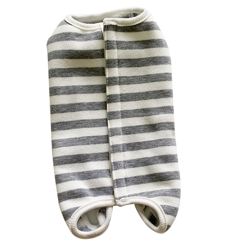 2pcs Cotton Dog Anti-licking Four-legged Dog Recovery Clothes Pet Suit - Image 1