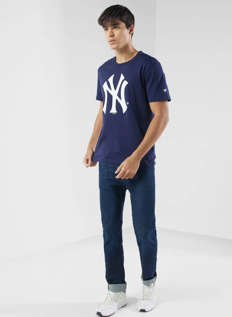 Fanatics  New York Yankees Graphic Logo T-Shirt for Men | Best Price UAE