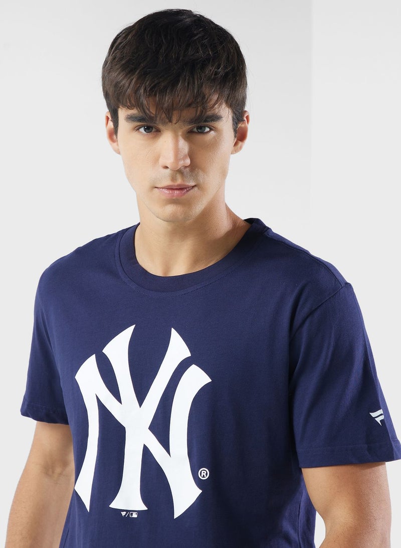 Fanatics New York Yankees Graphic Logo T-Shirt - Image 3