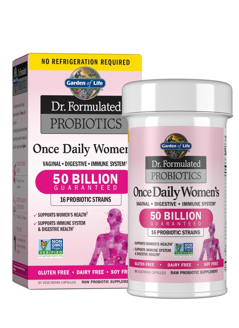 Garden of Life - Garden of Life Dr. Formulated Probiotics for Women, 30 Vegetarian Capsules - Image 1