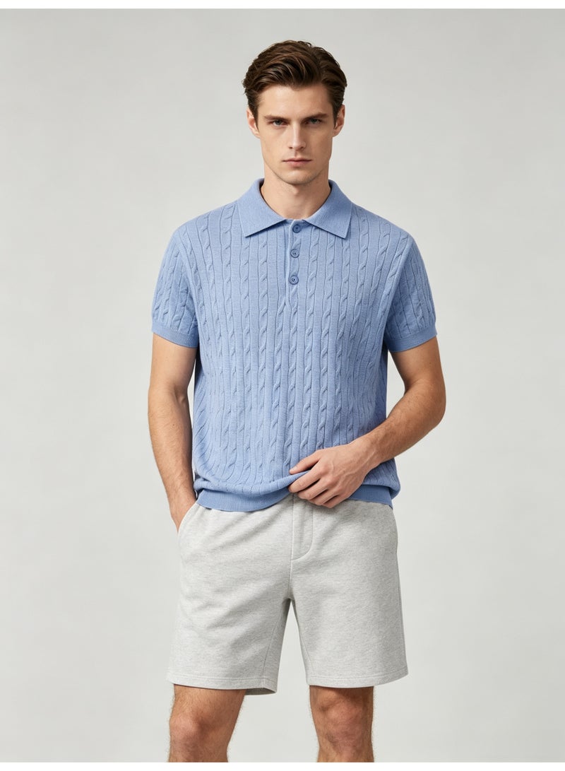 زارا ZARA men's breathable Polo shirt in summer - Image 3