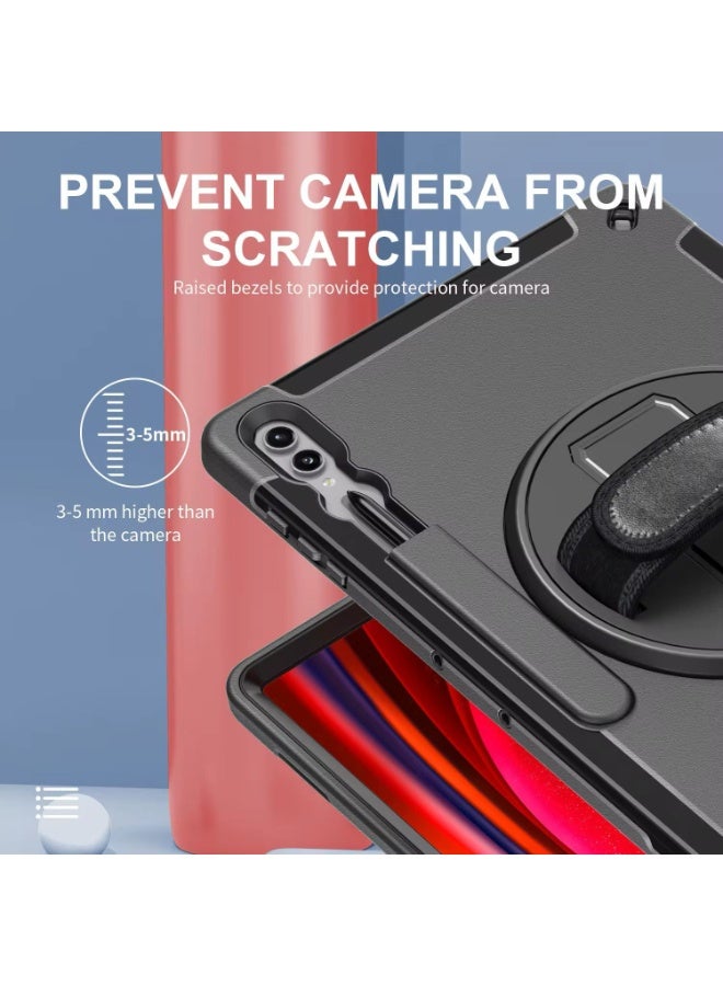 Cat - Cot Cat-Cot 360 rotation case for A16 10th/11th generation, 360 metal rotation with strap black color - Image 2