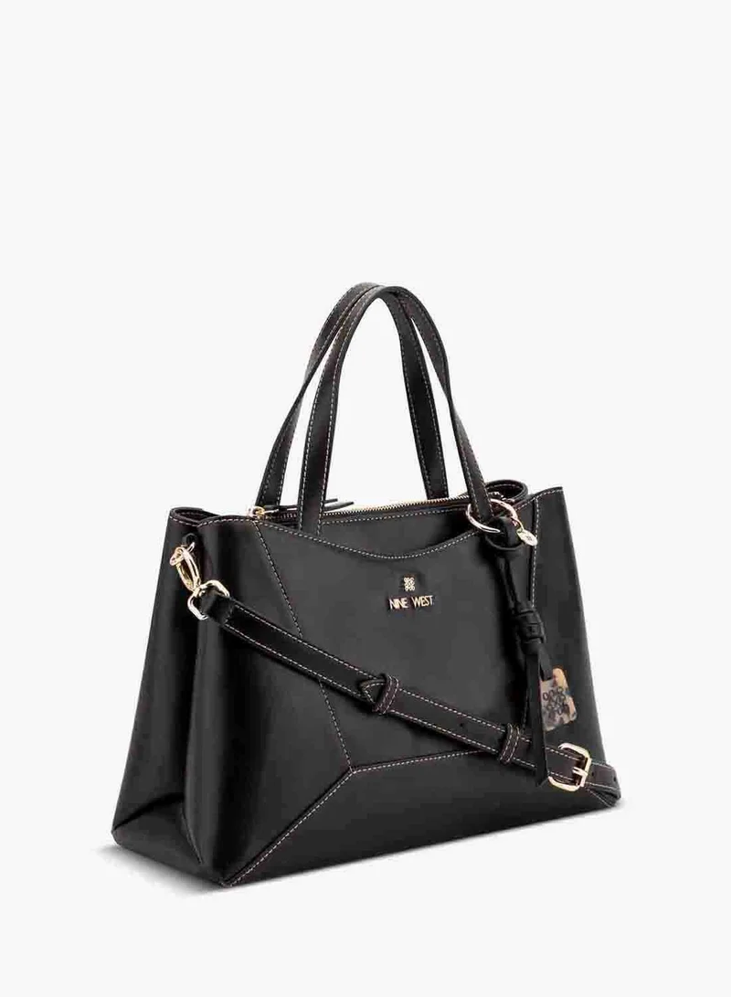 Nine West BLACK Zoey Satchel Bag for Women | Best Price UAE
