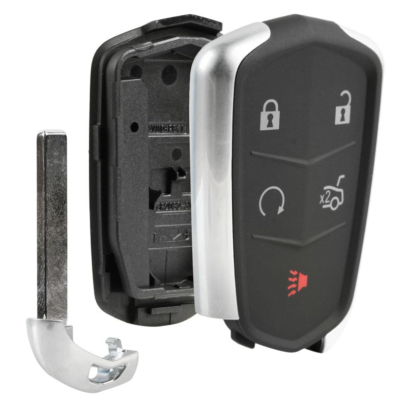 Key Fob Keyless Entry Smart Remote Shell Case Pad fits Cadillac ATS CT6 CTS SRX XT5 XTS