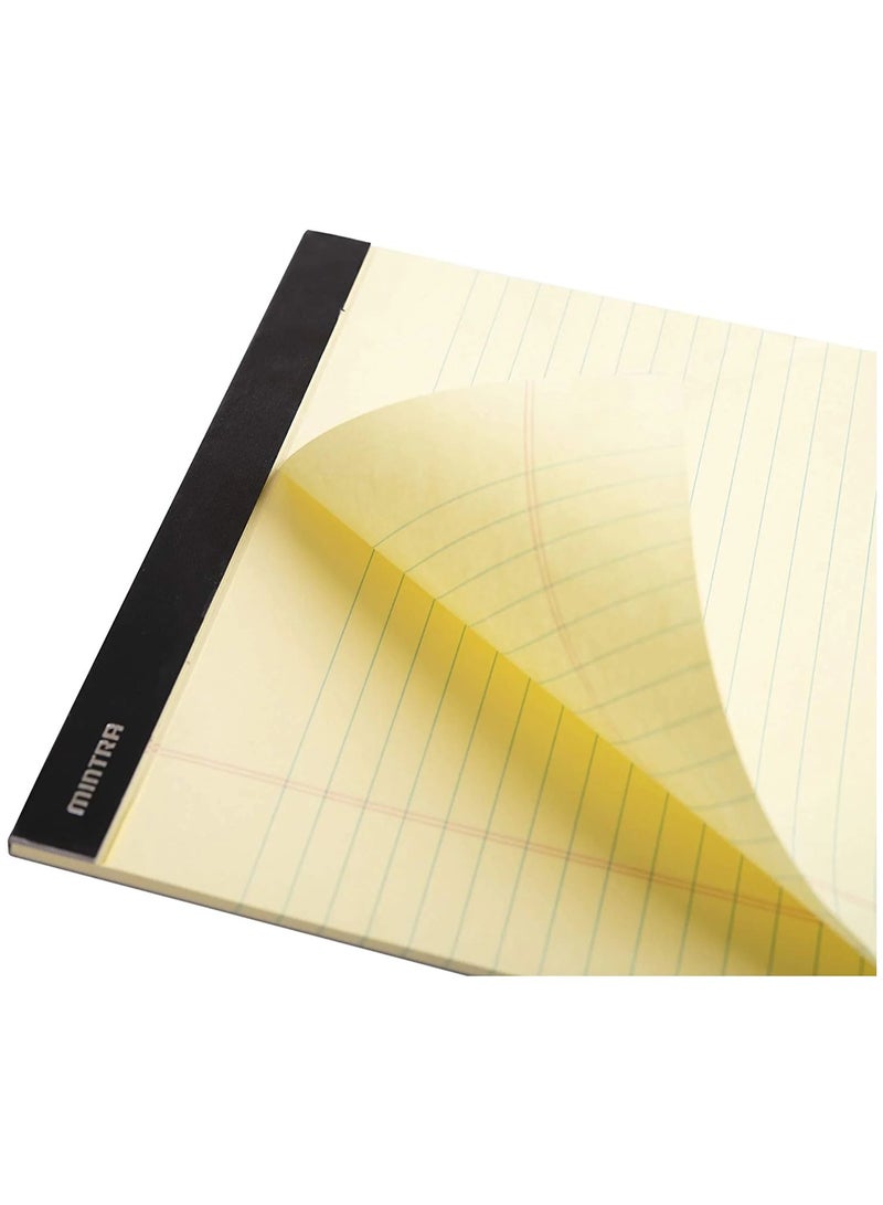 منترا بلوك نوت - بلوك باد - دفتر ملاحظات أصفر من مينترا، ٥٠ ورقة، ١٢.٧ × ٢٠.٣ سم، عبوة من قطعتين - Image 2