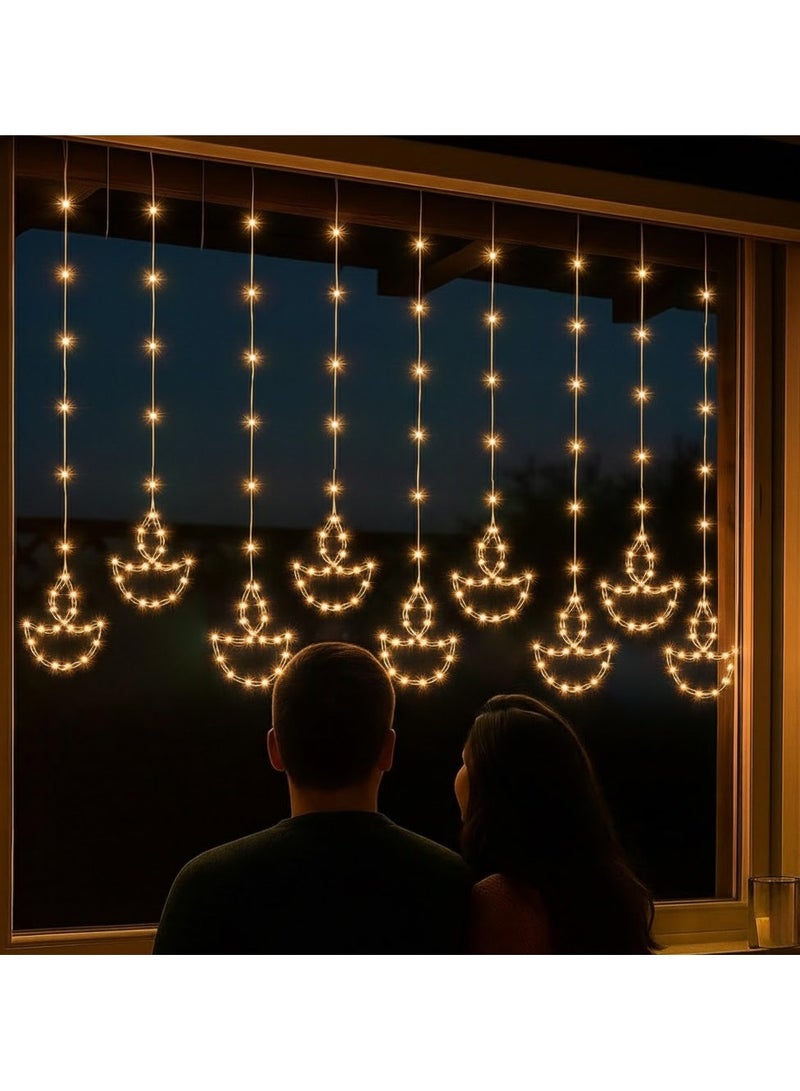 zayo Decorative  LED Diya Light Warm White 3 Meter - Image 4