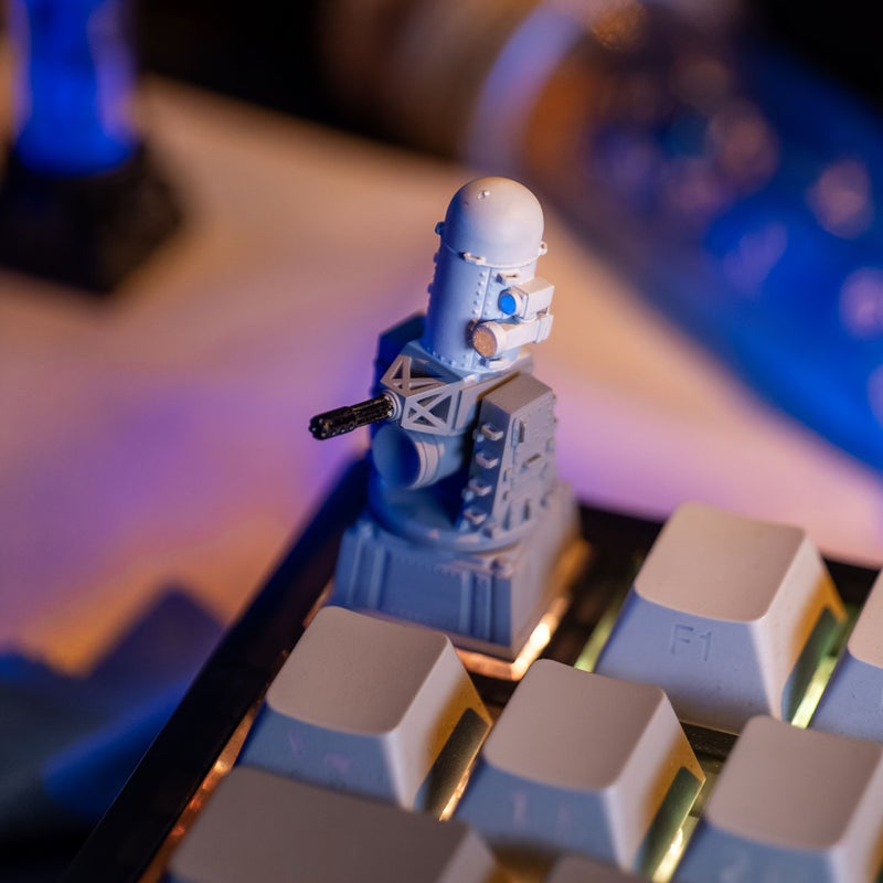 أغطية مفاتيح راتنجية مصنوعة يدويًا بنظام CIWS لمفاتيح Cherry MX نمط عسكري هدايا لوحة مفاتيح DIY - Image 1
