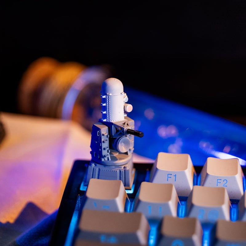 أغطية مفاتيح راتنجية مصنوعة يدويًا بنظام CIWS لمفاتيح Cherry MX نمط عسكري هدايا لوحة مفاتيح DIY - Image 2