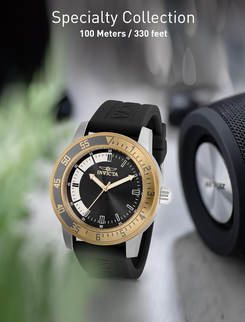 Invicta ساعة كوارتز سيليكون مخصصة للرجال - Image 5