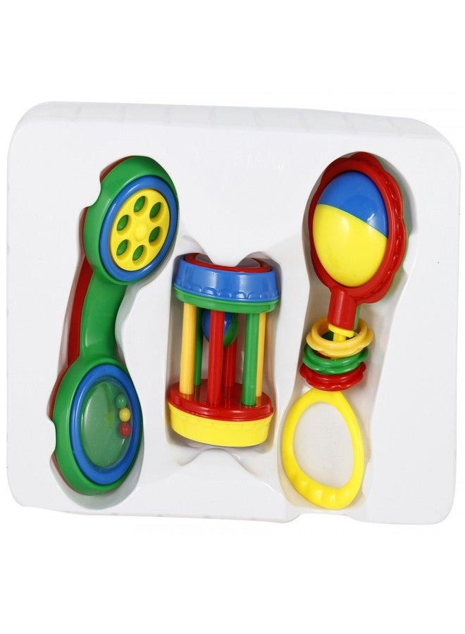 Mee Mee Infant Rattle Set 3 Pcs MM-301 - Pack of 1, F - Image 1