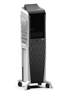 Symphony Diet 3D 40i Portable Tower Air Cooler For Home with 3-Side Honeycomb Pads, Pop-Up Touchscreen, i-Pure Technology and Low Power Consumption, 40L, Grey