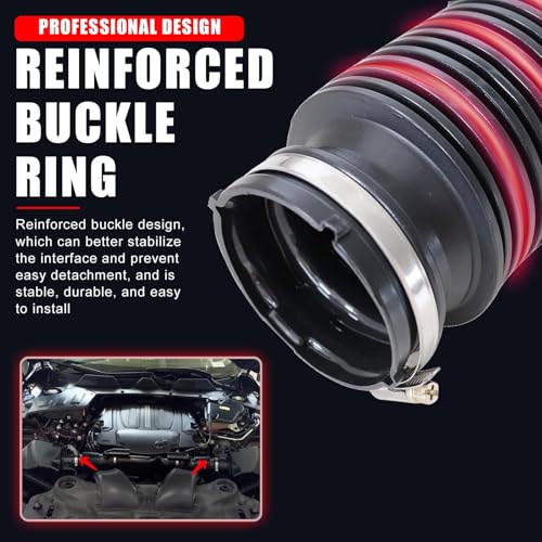 FZJDSD Air Intake Resonator Hose Tube Connected with Oil System C2D17107 Compatible with Jaguar XJ 2010- XF 2009-2015 3.0L - Image 2
