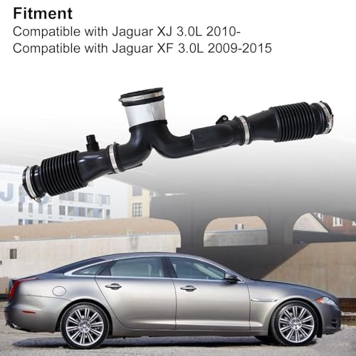 FZJDSD Air Intake Resonator Hose Tube Connected with Oil System C2D17107 Compatible with Jaguar XJ 2010- XF 2009-2015 3.0L - Image 4
