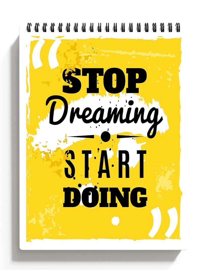 RKDECOR RKDECOR A5 Motivational Sketchbook for Artists Students Kids Drawing Copy 100 Pages 50 Sheet S160  - Image 1