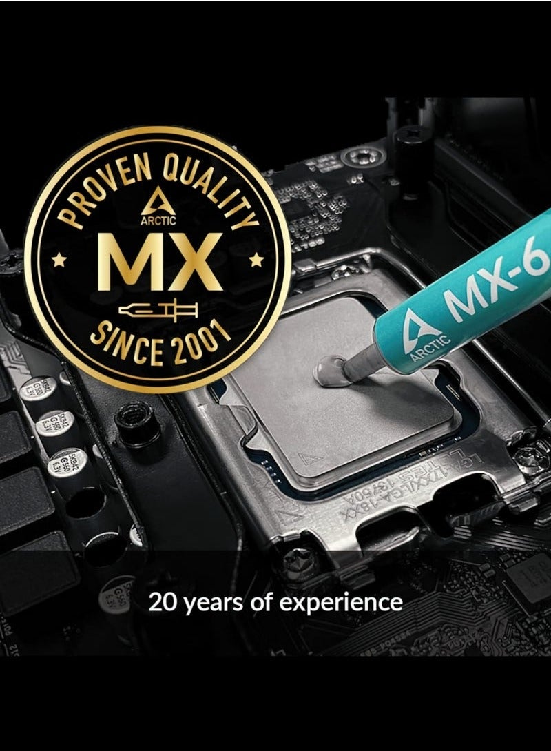 Arctic MX-6 Thermal Conductive Silicone Grease Computer CPU Graphics Card High Thermal Conductivity Heat Dissipation Silicone Grease - Image 4