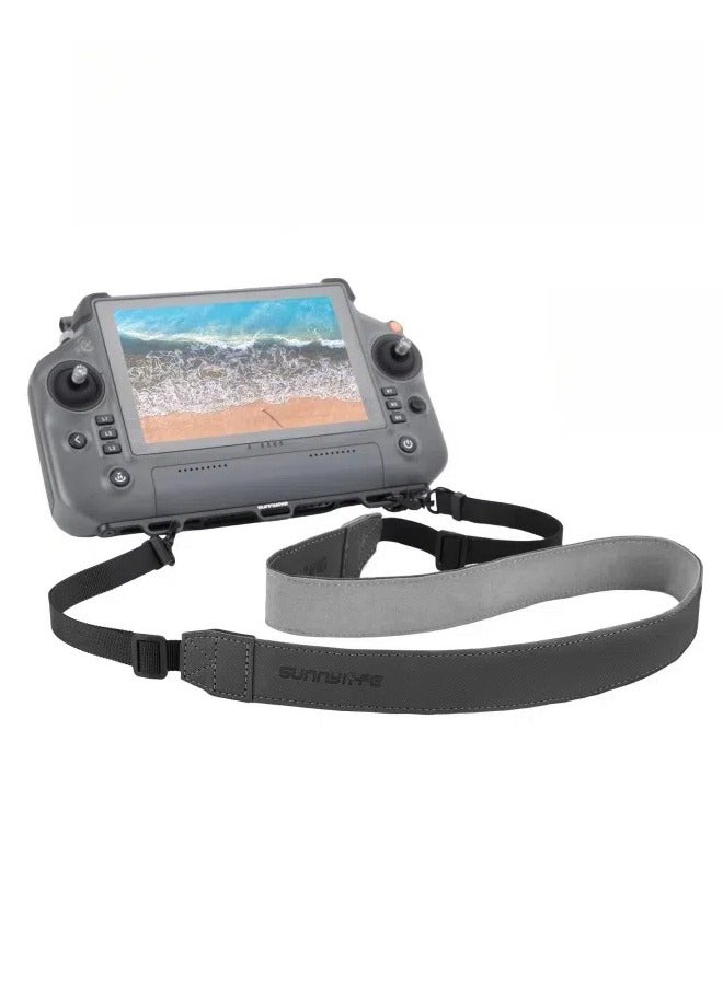 DJI RC Plus with screen remote control single and double multi-purpose hanging buckle + decompression lanyard shoulder strap sling - Image 1