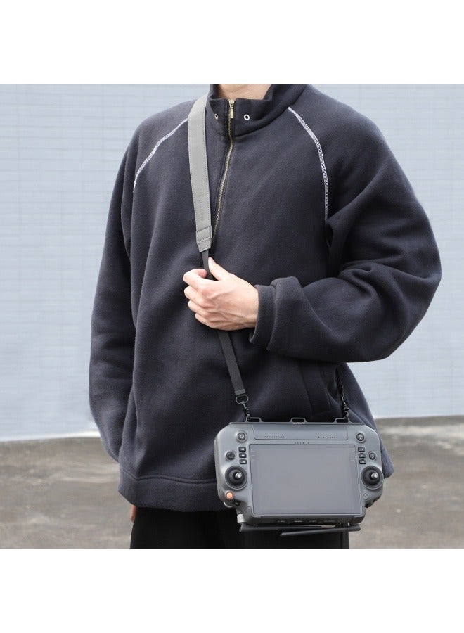DJI RC Plus with screen remote control single and double multi-purpose hanging buckle + decompression lanyard shoulder strap sling - Image 4