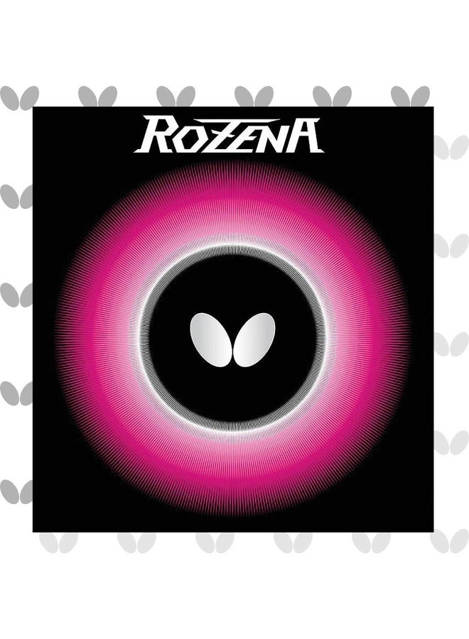 Butterfly Rozena Table Tennis Rubber - 1.7 mm Black Professional Table Tennis Rubber Butterfly - Image 1
