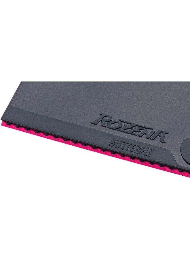 Butterfly Rozena Table Tennis Rubber - 1.7 mm Black Professional Table Tennis Rubber Butterfly - Image 3