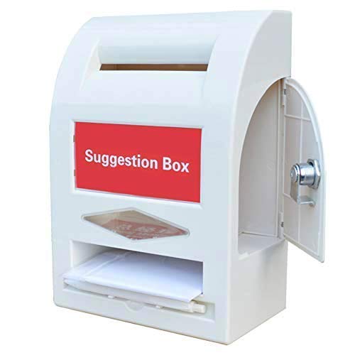 Krivon Multipurpose Letter BoxSuggestion BoxComplaint BoxDonation Box with Lock Table Top - Image 1