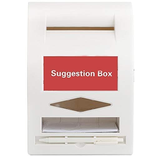 Krivon Multipurpose Letter BoxSuggestion BoxComplaint BoxDonation Box with Lock Table Top - Image 5