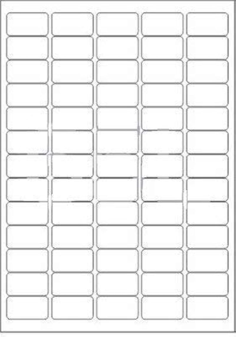 K3 Multi Purpose Self Adhesive Labels (Lable Size 38 x 21 mm, 65 Lable in A4)(Pack of 80 Sheet) - Image 5