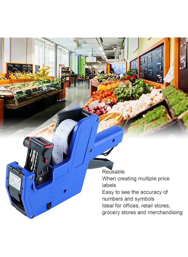 erorex Price Numerical Tag 8 Digits Practical Clear Print Price Label Maker For Offices - Image 4