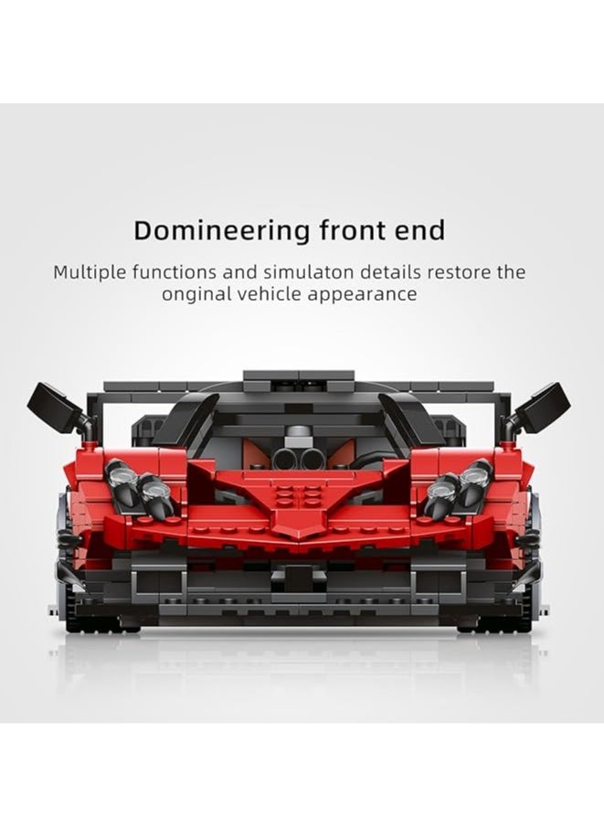 mould king - Model King 10041 Children's stacking building block toy car, racing building kit, adult collection building set model, 1278 pieces 8+ - Image 1