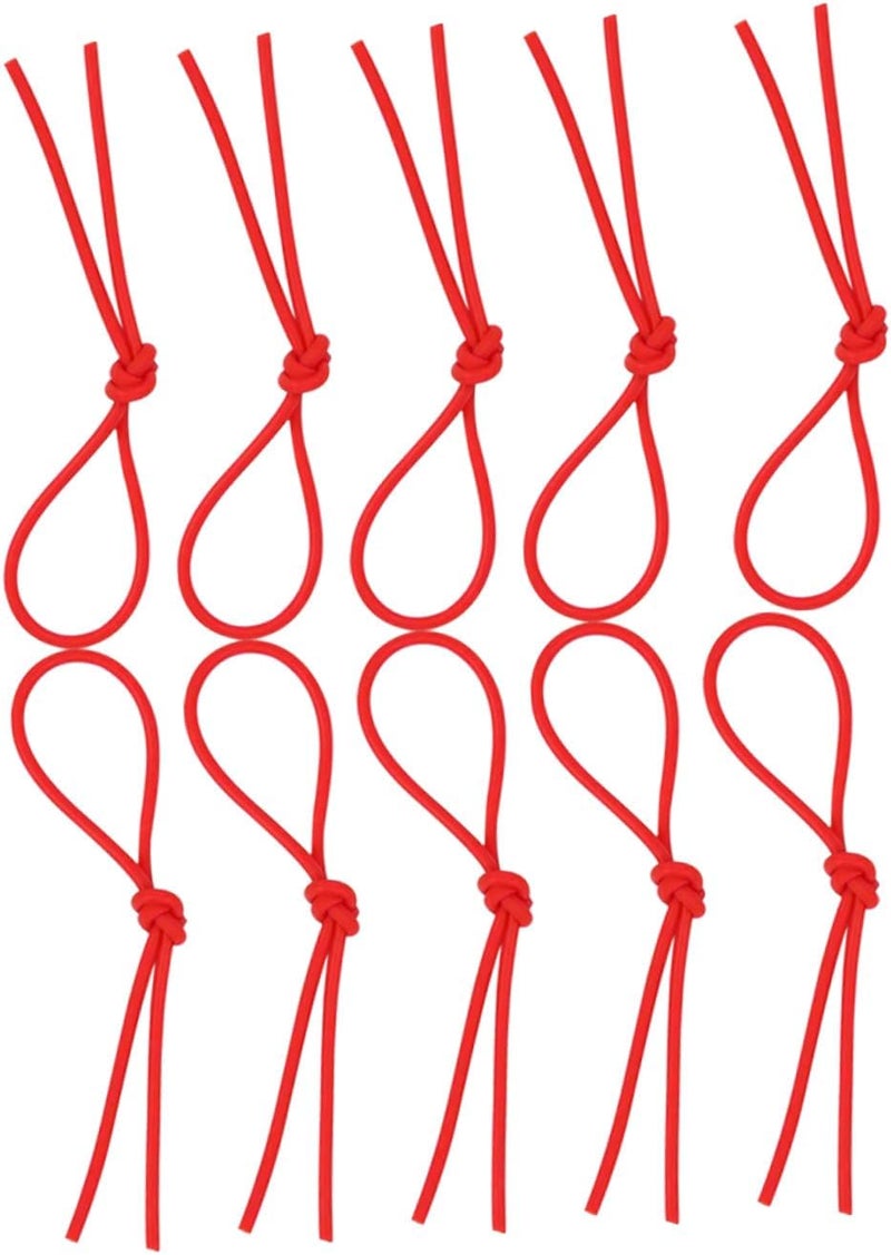 FAVOMOTO 10pcs Yangqin Leather Pipe Rubber Tube Accessories Elastic for Dulcimer Parts - Image 1